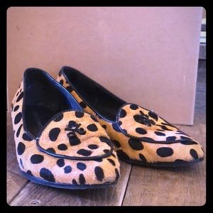 Rebecca Minkoff pony hair loafers